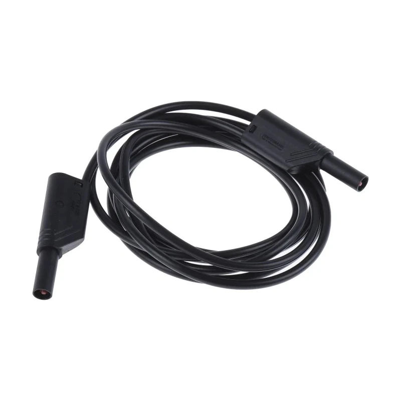 Hirschmann Test & Measurement Connector Test Lead 16A 1000 V AC/DC Black 2 m Lead Length 934069100