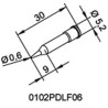 Ersa 0.6 mm Conical 30 mm Soldering Iron Tip for use with i-Tool 102PDLF06