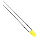 Kingbright 2 V Yellow LED 3 mm (T-1) Through Hole L-934SYD