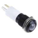 RS PRO Green, Yellow, Red Panel Mount Indicator 24V DC 20mA Solder Tab Termination Prominent Bezel 203-666