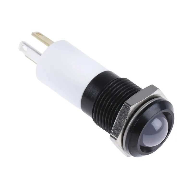 RS PRO Green, Yellow, Red Panel Mount Indicator 24V DC 20mA Solder Tab Termination Prominent Bezel 203-666