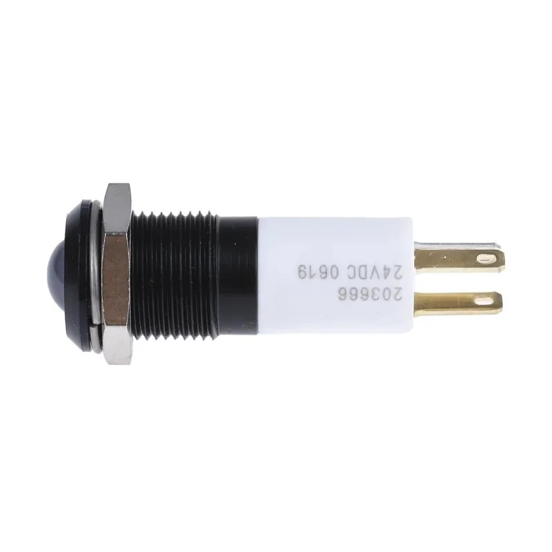 RS PRO Green, Yellow, Red Panel Mount Indicator 24V DC 20mA Solder Tab Termination Prominent Bezel 203-666