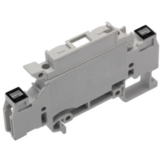 Entrelec D Series Fused DIN Rail Terminal Grey 2.5mm² 1-Level Fused Screw 1SNA199184R1100