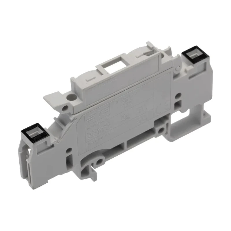 Entrelec D Series Fused DIN Rail Terminal Grey 2.5mm² 1-Level Fused Screw 1SNA199184R1100