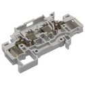 Entrelec D Series Fused DIN Rail Terminal Grey 2.5mm² 1-Level Fused Screw 1SNA199184R1100
