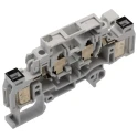 Entrelec D Series Fused DIN Rail Terminal Grey 2.5mm² 1-Level Fused Screw 1SNA199184R1100