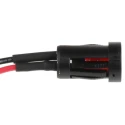 RS PRO Red Panel Mount Indicator 24V DC 20mA Lead Wire Termination Recessed 204-085