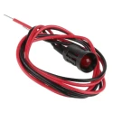 RS PRO Red Panel Mount Indicator 24V DC 20mA Lead Wire Termination Recessed 204-085