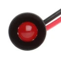 RS PRO Red Panel Mount Indicator 24V DC 20mA Lead Wire Termination Recessed 204-085