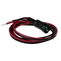RS PRO Green Panel Mount Indicator 12V DC 20mA Lead Wire Termination Recessed Black Bezel 204-079