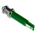 RS PRO Green Panel Mount Indicator, 230V AC, 3mA, Prominent Bezel 204-271
