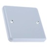MK Electric Silver 1 Gang Metal Blanking Plate Metal Clad Series K3390 ALM