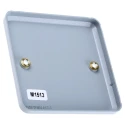 MK Electric Silver 1 Gang Metal Blanking Plate Metal Clad Series K3390 ALM
