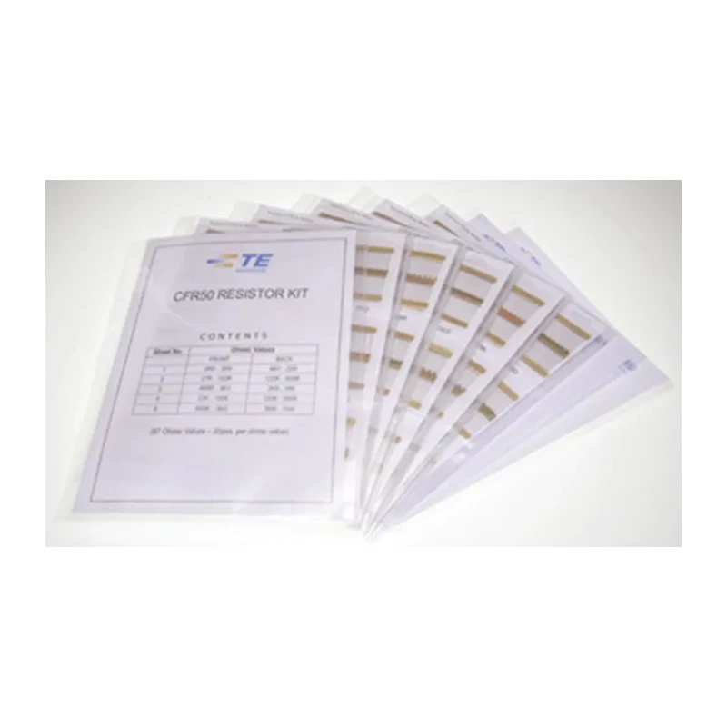 TE Connectivity CFR50 Carbon Film Through Hole Resistor Kit 1740 Pieces 1 Ω to 10 MΩ 