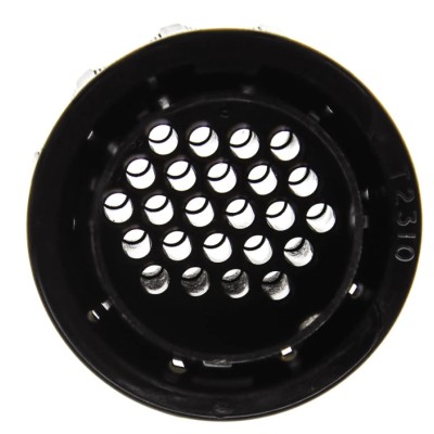 TE Connectivity Circular Connector Cable Mount 24 Contacts Standard Size Plug Male Threaded Screw Termination 5-1437723-9