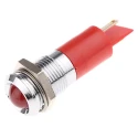 RS PRO Red Panel Mount Indicator 48V dc 65V dc 16mA Prominent Bezel 14mm Mount Hole 204-697