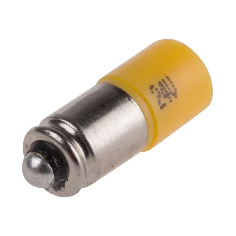 RS PRO Yellow Indicator Lamp Single Chip 24 V AC/DC Midget Groove Base 6 mm Diameter 203-622