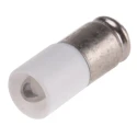 RS PRO White Indicator Lamp Single Chip 24 V AC/DC, Midget Groove Base, 6 mm Diameter 203-616