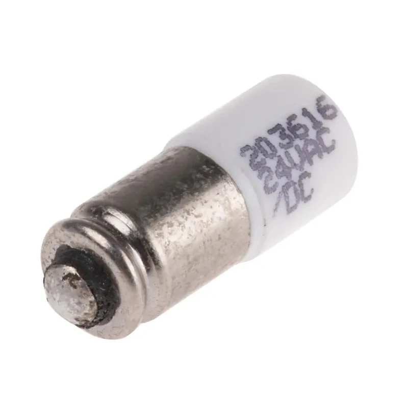 RS PRO White Indicator Lamp Single Chip 24 V AC/DC, Midget Groove Base, 6 mm Diameter 203-616