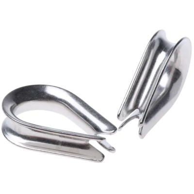 RS PRO Stainless Steel Electro Polished Thimble For Use With 6 mm Diameter Wire Rope With6