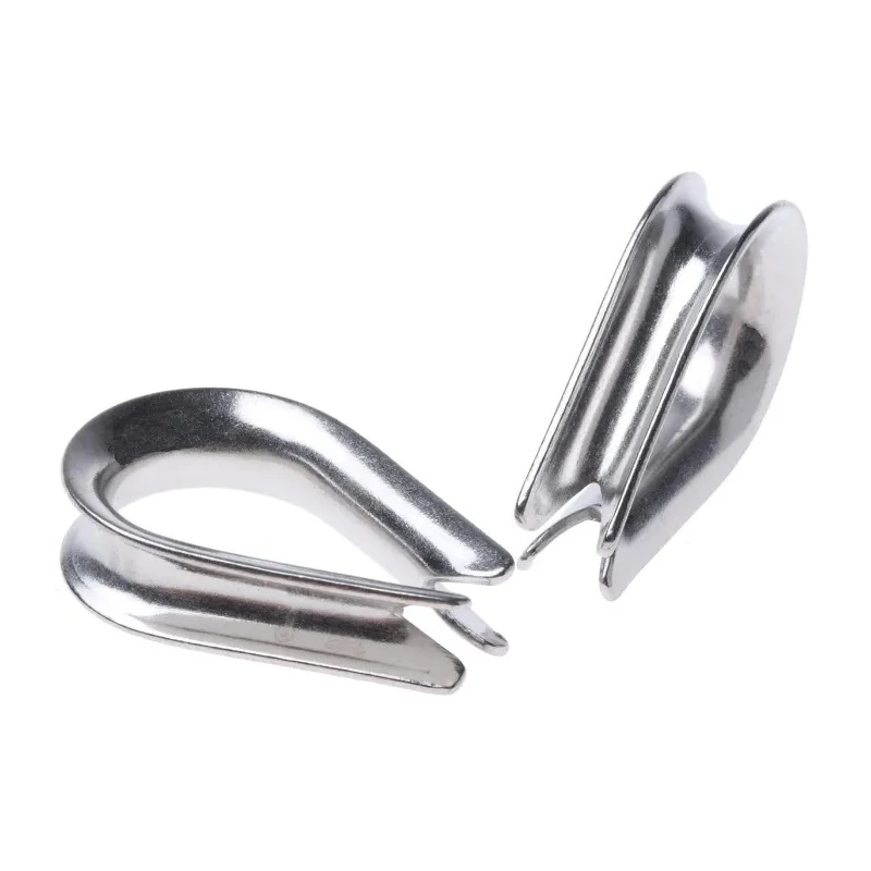 RS PRO Stainless Steel Electro Polished Thimble For Use With 6 mm Diameter Wire Rope With6
