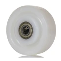 LAG White Polyamide Trolley Wheel 100mm Diameter 450kg Load Capacity 18005 CC