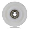 LAG White Polyamide Trolley Wheel 100mm Diameter 450kg Load Capacity 18005 CC