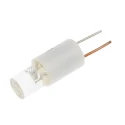 RS PRO White Indicator Lamp Single Chip 24V dc 6.1 mm Diameter 204-259