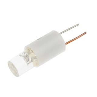 RS PRO White Indicator Lamp Single Chip 24V dc 6.1 mm Diameter 204-259