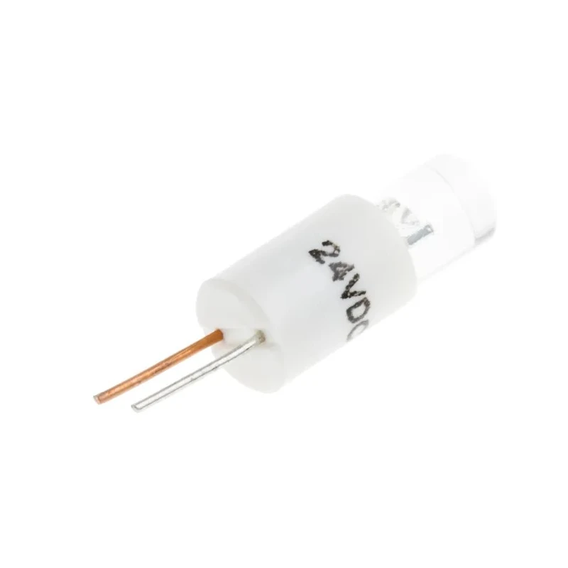 RS PRO White Indicator Lamp Single Chip 24V dc 6.1 mm Diameter 204-259