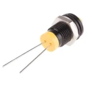 RS PRO Yellow Panel Mount Indicator 2V DC 20mA IP67 Prominent Bezel IP67