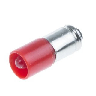 RS PRO Red Indicator Lamp Single Chip, 12 V AC/DC, Midget Groove Base, 6 mm Diameter 204-265