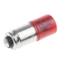 RS PRO Red Indicator Lamp Single Chip, 12 V AC/DC, Midget Groove Base, 6 mm Diameter 204-265