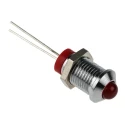 RS PRO Red Panel Mount Indicator, 2V DC, 20mA, IP67 Rated, Prominent Bezel IP67