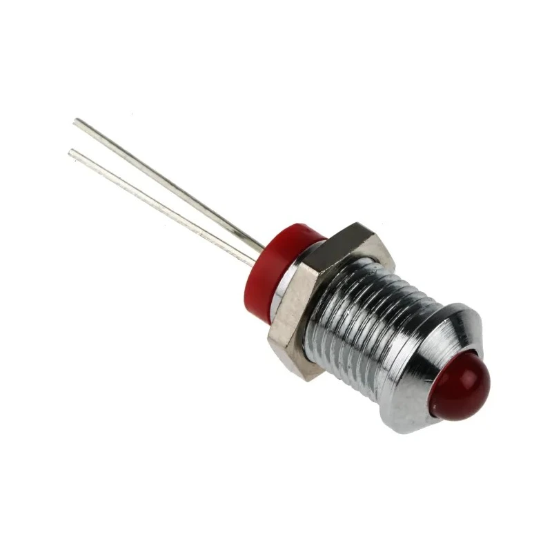 RS PRO Red Panel Mount Indicator, 2V DC, 20mA, IP67 Rated, Prominent Bezel IP67