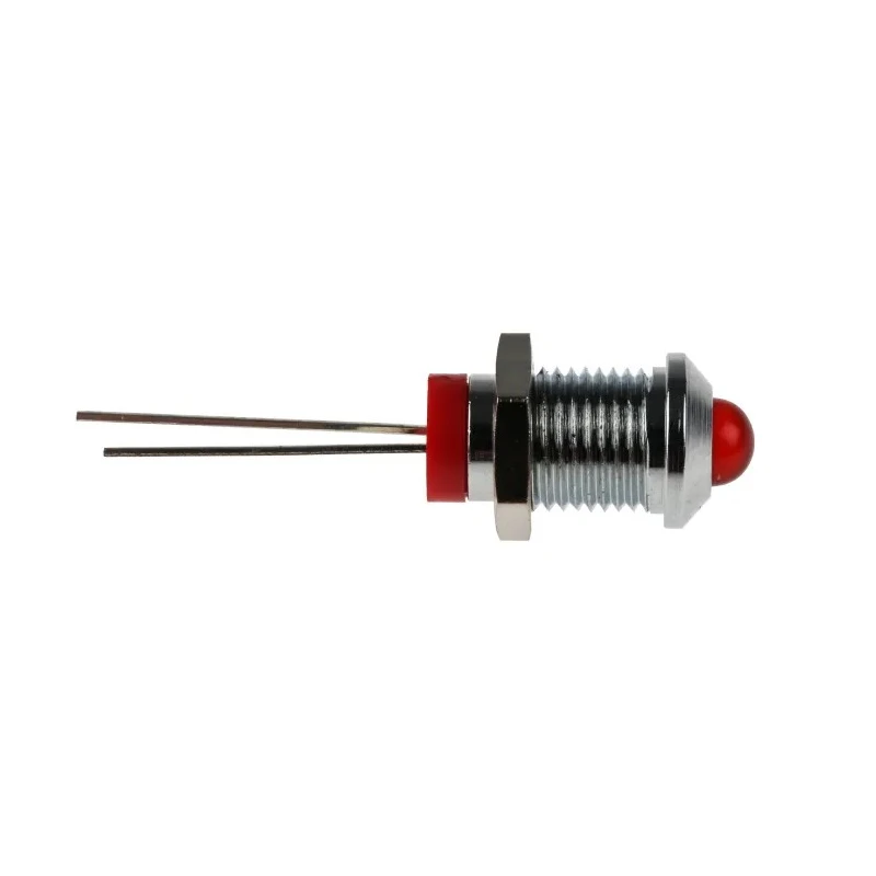RS PRO Red Panel Mount Indicator, 2V DC, 20mA, IP67 Rated, Prominent Bezel IP67