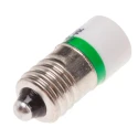 RS PRO Green Indicator Lamp Single Chip, 24 V AC/DC, E10 Base, 10 mm Diameter 204-704