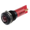 RS PRO Red Panel Mount Indicator 230 V AC, 115 V DC, 3mA, Solder Tab Termination, Prominent Bezel 205-640