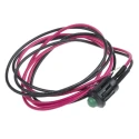 RS PRO Green Panel Mount Indicator, 6V DC, 16mA, Lead Wire Termination, Prominent Bezel 205-690