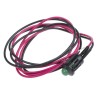 RS PRO Green Panel Mount Indicator, 6V DC, 16mA, Lead Wire Termination, Prominent Bezel 205-690
