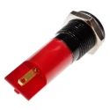 RS PRO Red Panel Mount Indicator 24V AC 20mA, Solder Tab Termination, Prominent Bezel 206-047