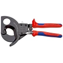 Knipex Straight Ratchet Cable Cutter 280mm Overall Length 52mm Cutting Capacity Steel Jaw 95 31 280