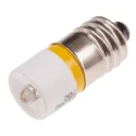 RS PRO Yellow Indicator Lamp Single Chip 24 V AC/DC, E10 Base, 10 mm Diameter 204-805