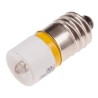 RS PRO Yellow Indicator Lamp Single Chip 24 V AC/DC, E10 Base, 10 mm Diameter 204-805