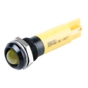 RS PRO Yellow Panel Mount Indicator 230V AC 3mA IP67 Prominent Bezel Black 206-441