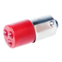 RS PRO Red Panel Mount Indicator 130V AC 5mA Panel Mount Prominent Bezel 206-356