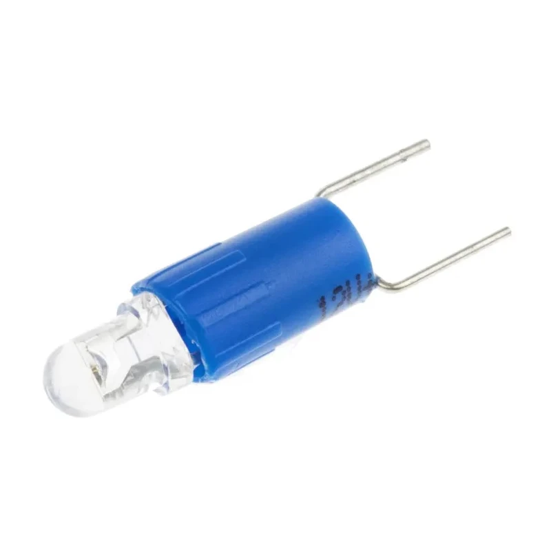 RS PRO Blue Indicator Lamp Single Chip 12 V ac/dc, 4.25 mm Diameter 205-511