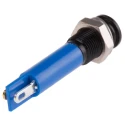 RS PRO Blue Panel Mount Indicator 12V DC 20mA Solder Tab Termination Prominent Bezel 206-750