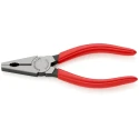 Knipex Combination Plier Plastic Coated Handle, Special Quality Tool Steel, Head Polished, 140mm Overall 03 01 140