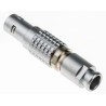 LEMO Industrial Circular Connector 6 Contacts Cable Mount Plug Male 9.5 mm, 1200V, Push Pull, IP50, 0B FGG.0B.306.CLAD52Z